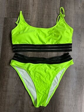 Neon Green Bikini - Hilinker Large
